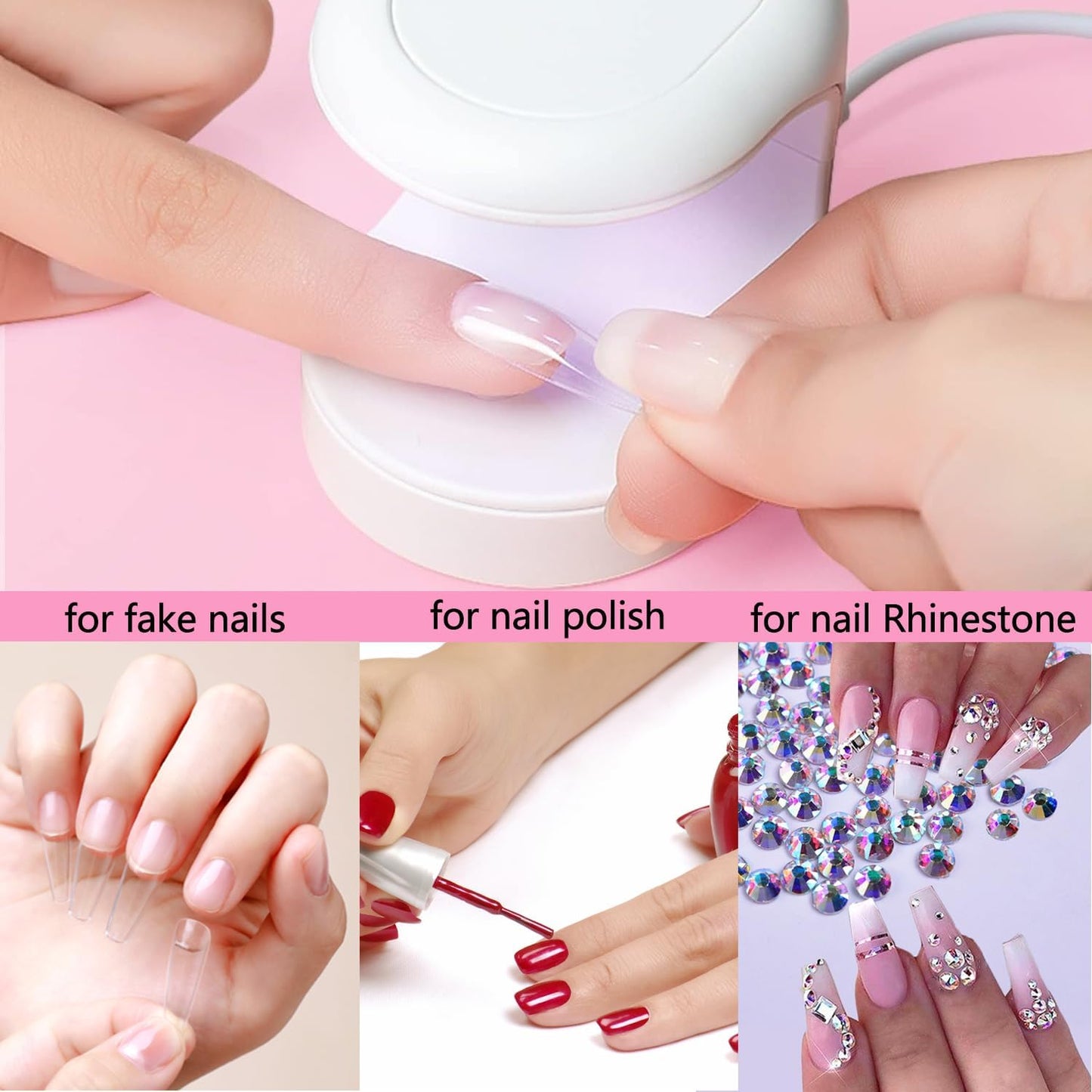 Portable UV Nail Lamp – Quick-Dry Gel Polish Curing Light