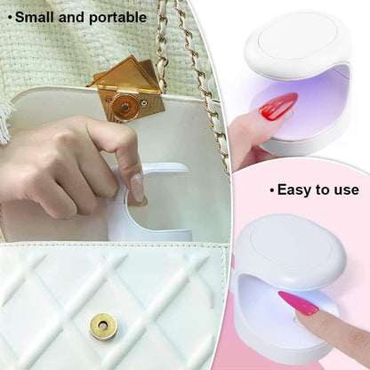 Portable UV Nail Lamp – Quick-Dry Gel Polish Curing Light