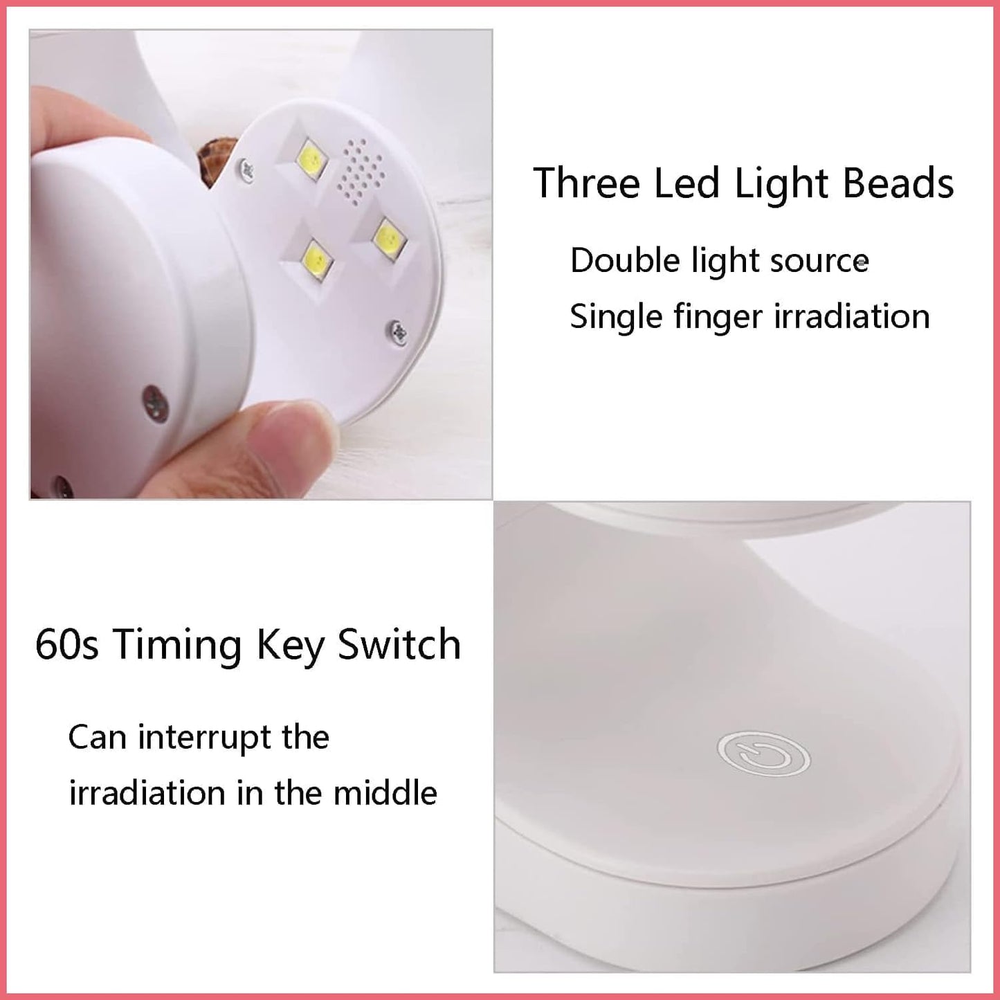 Portable UV Nail Lamp – Quick-Dry Gel Polish Curing Light