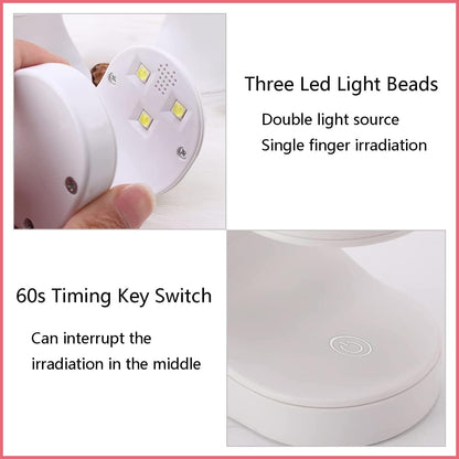 Portable UV Nail Lamp – Quick-Dry Gel Polish Curing Light