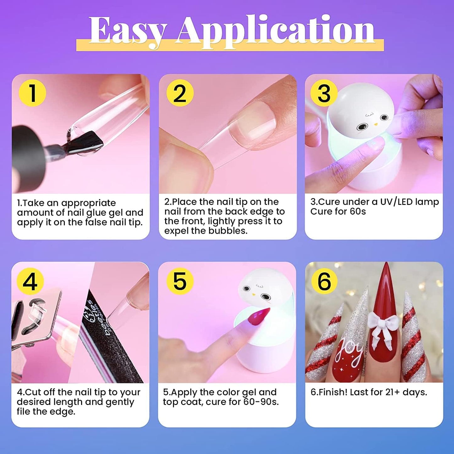 Portable UV Nail Lamp – Quick-Dry Gel Polish Curing Light