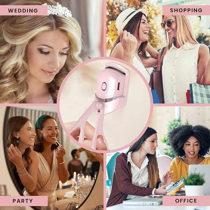 Heated Eyelash Curler – Perfect Lift & Long-Lasting Curl in Seconds